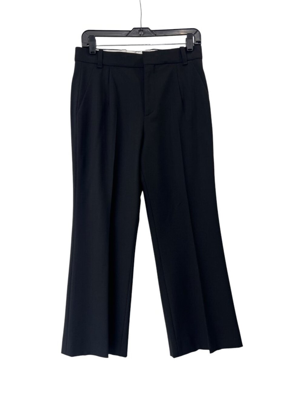 Chloe Black Pleated Front Trouser Pants size 8-10